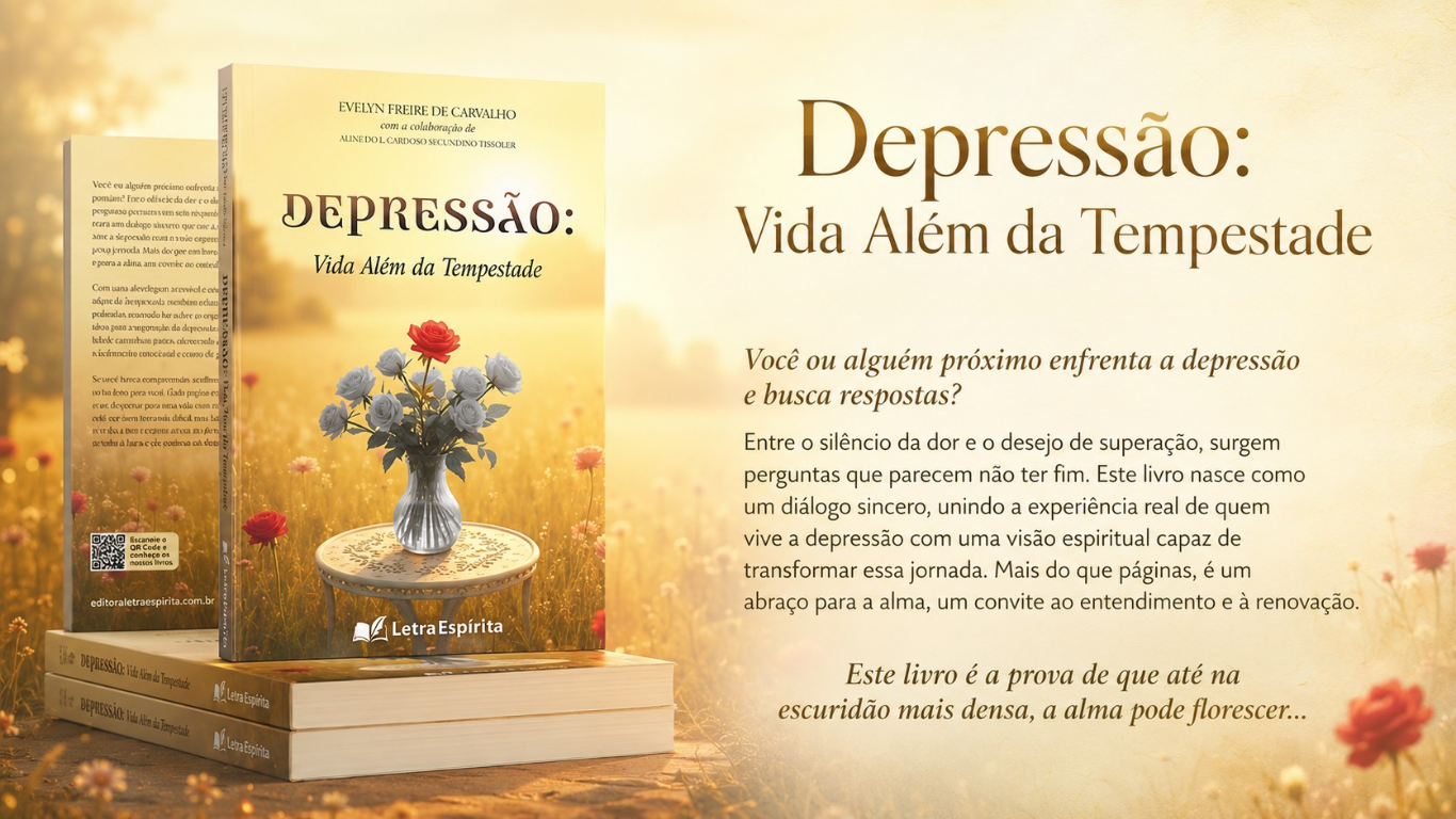 Banner do livro Depressão: Vida Além da Tempestade